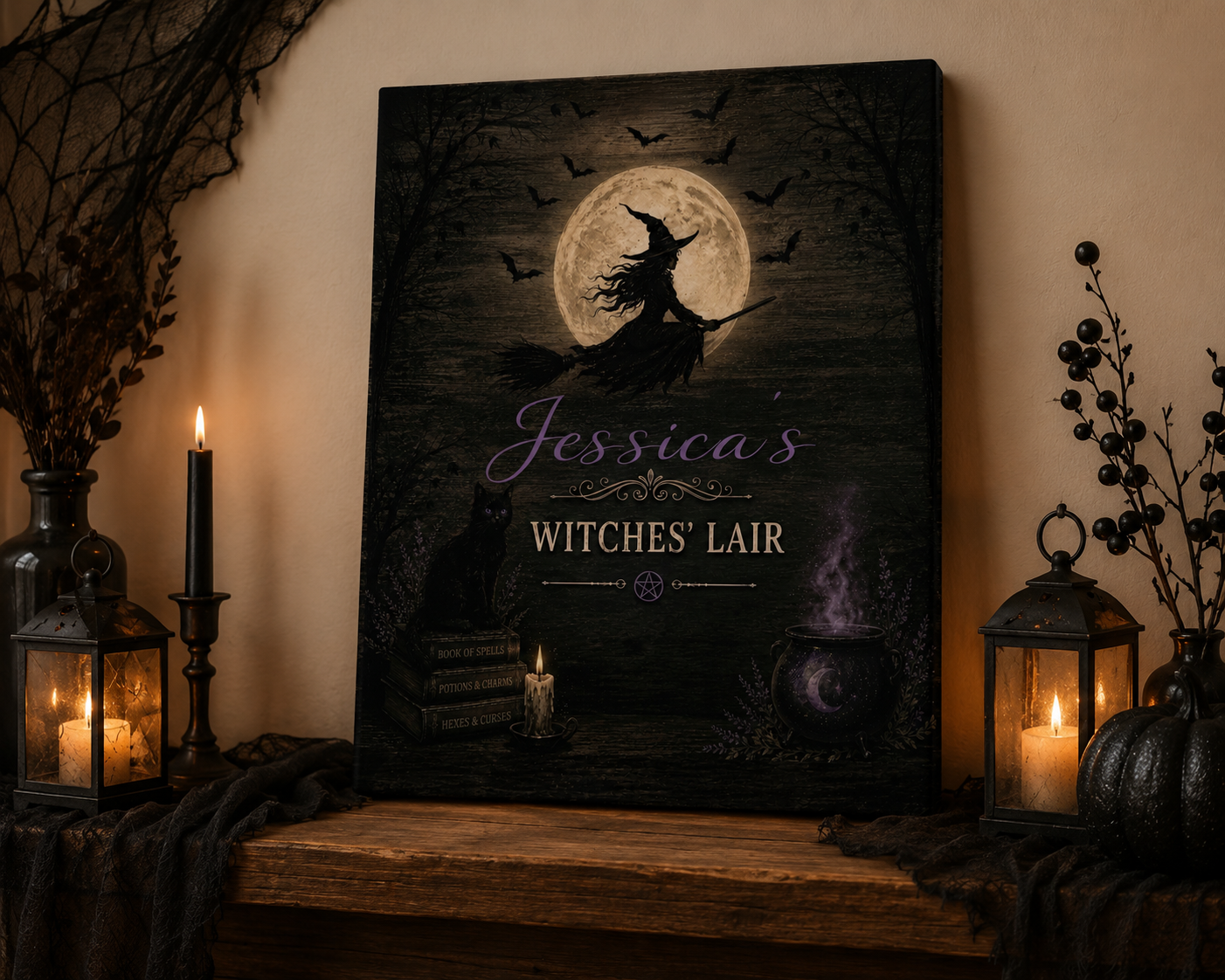 Witch's Lair Canvas