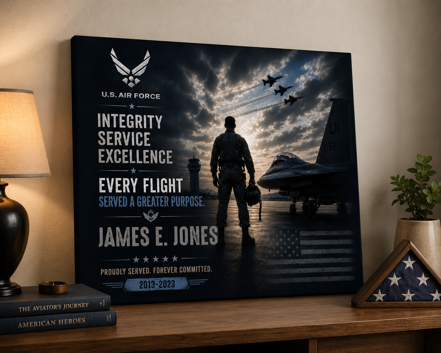 U.S Air force Service Canvas