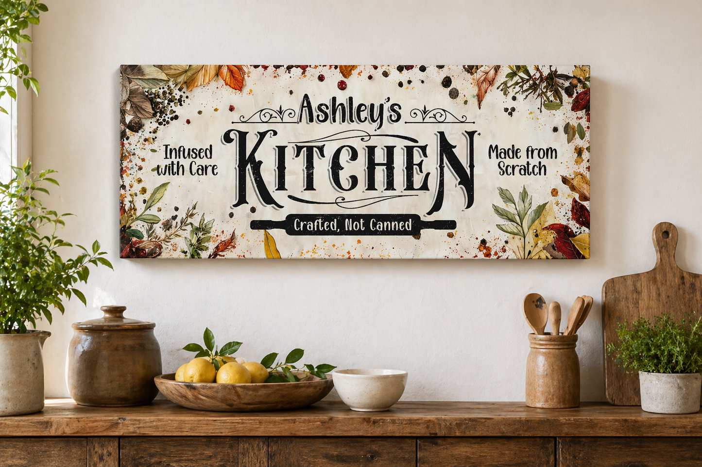 Seasoned with style Canvas