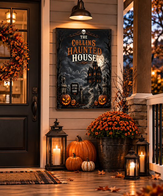 Haunted House Canvas
