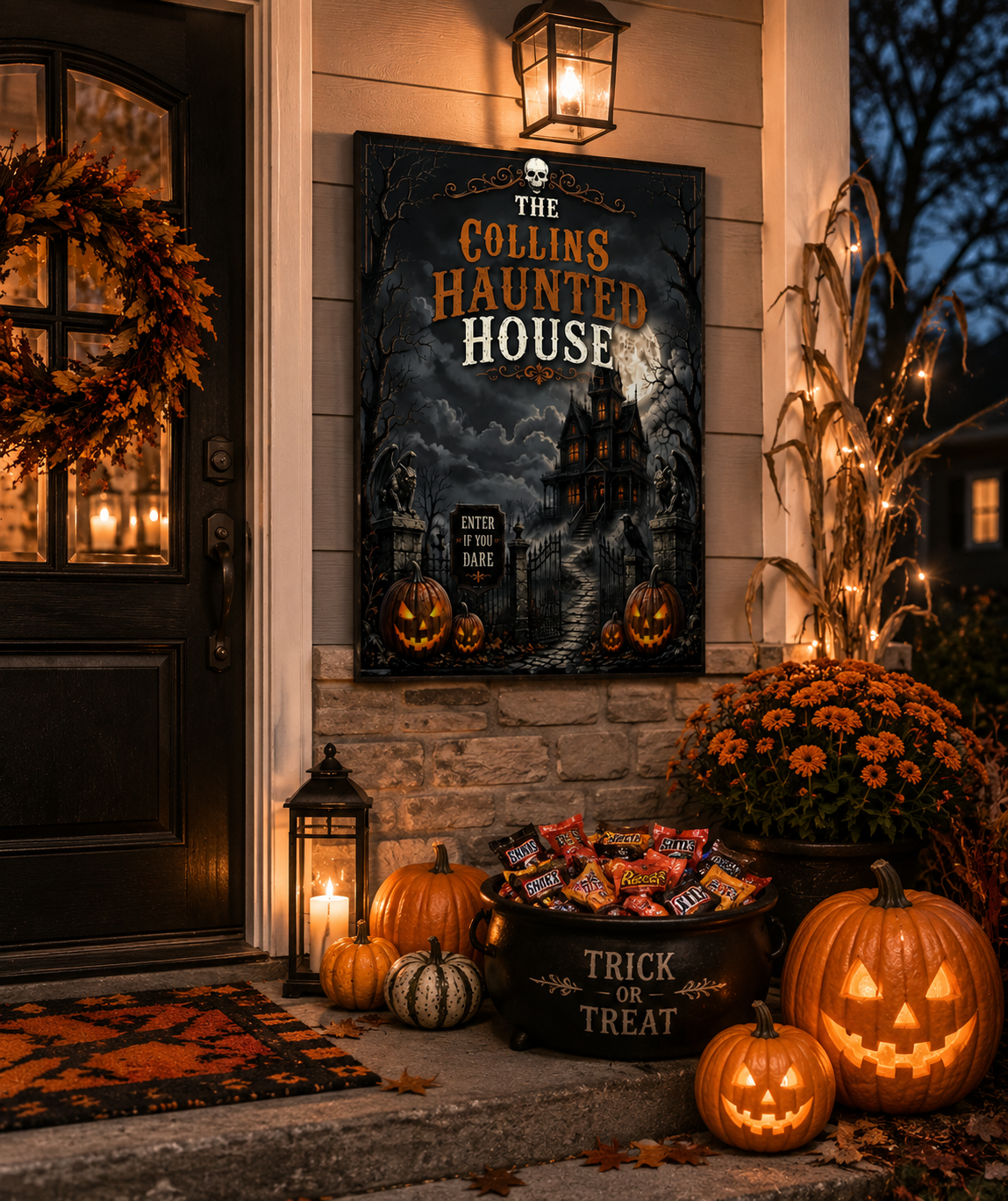 Haunted House Canvas