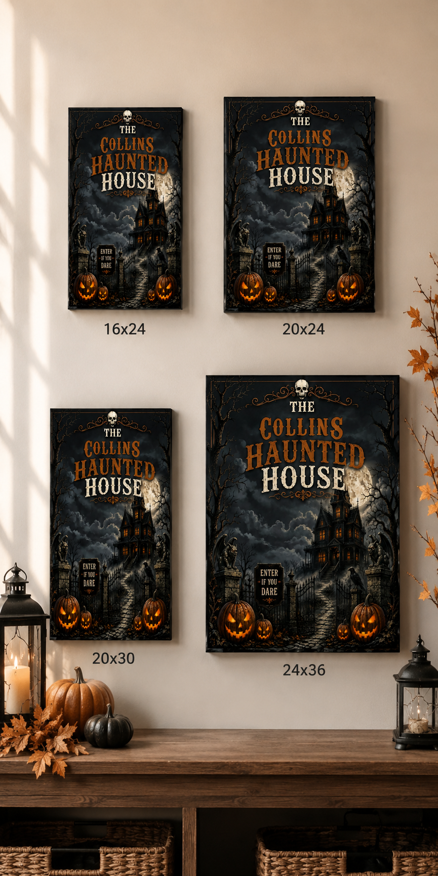Haunted House Canvas