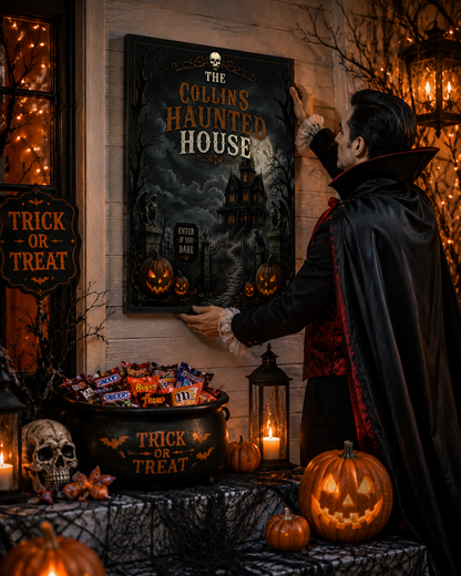 Haunted House Canvas