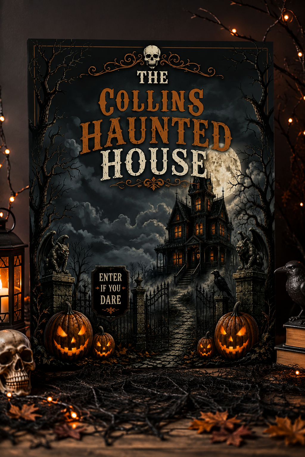 Haunted House Canvas