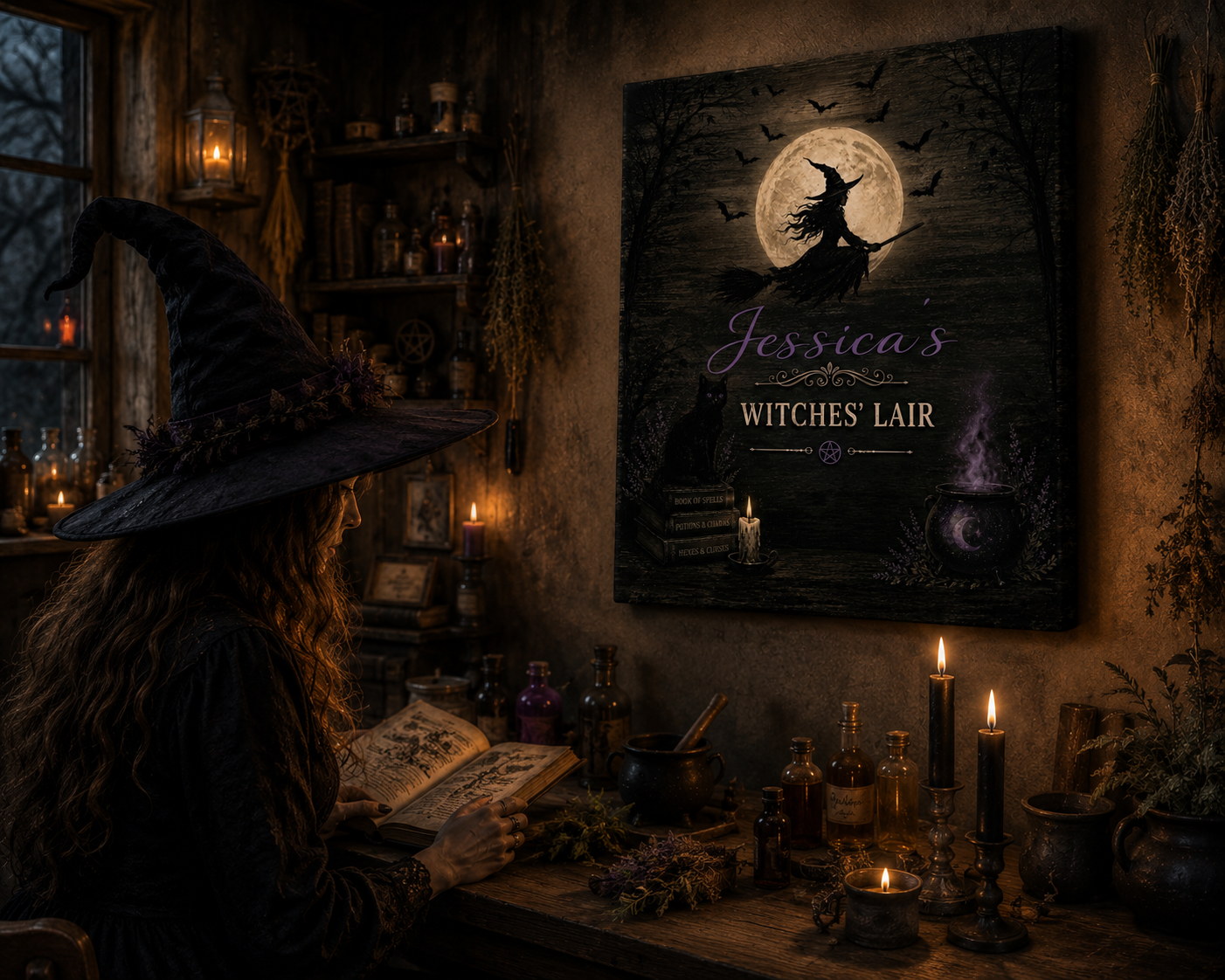 Witch's Lair Canvas