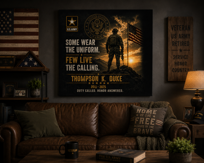 U.S Army Canvas