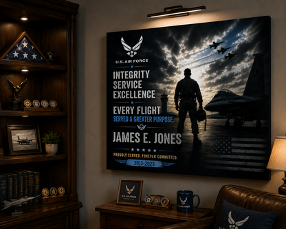 U.S Air force Service Canvas