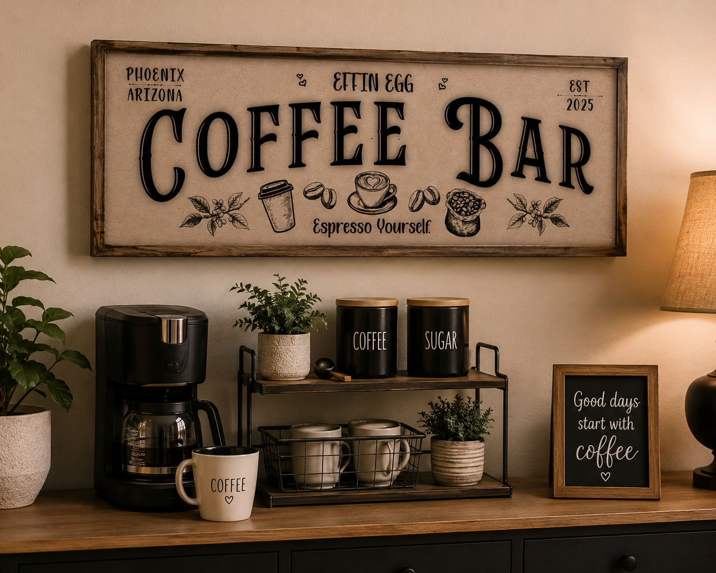 Coffee Bar Canvas