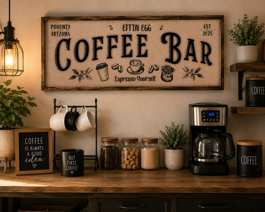 Coffee Bar Canvas