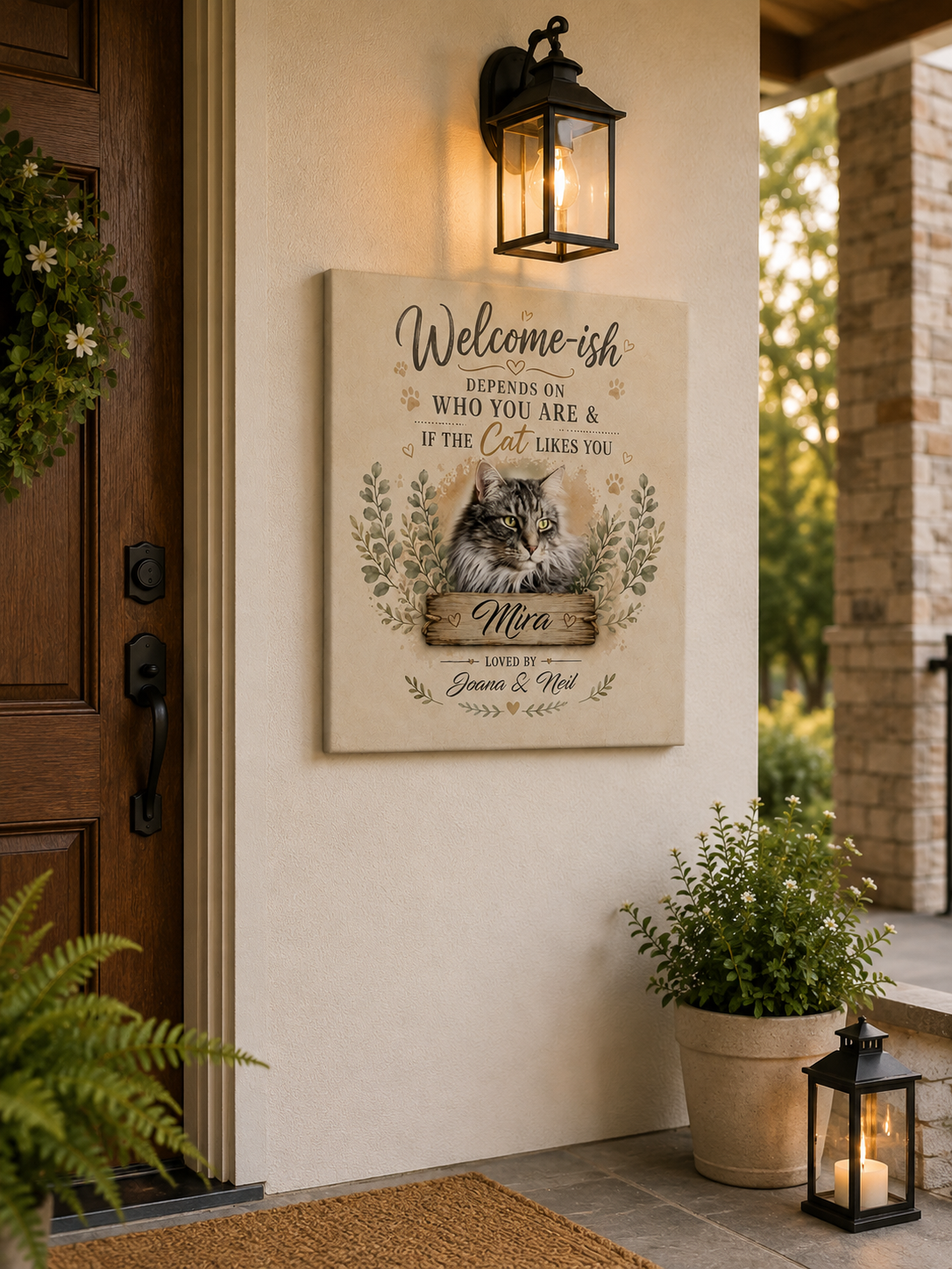Welcome-ish Pet Canvas