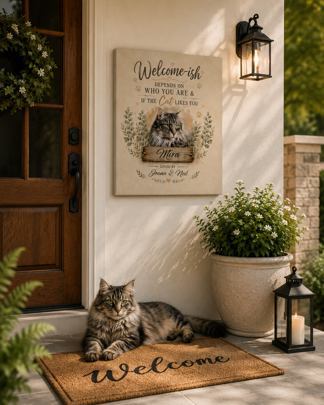 Welcome-ish Pet Canvas