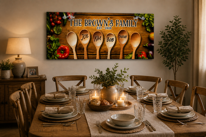 Family Name Canvas