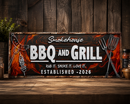 Sizzling Grill Canvas