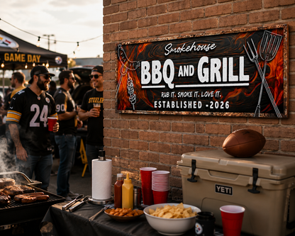 Sizzling Grill Canvas