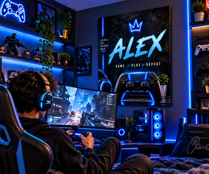 Level Up Gaming Canvas