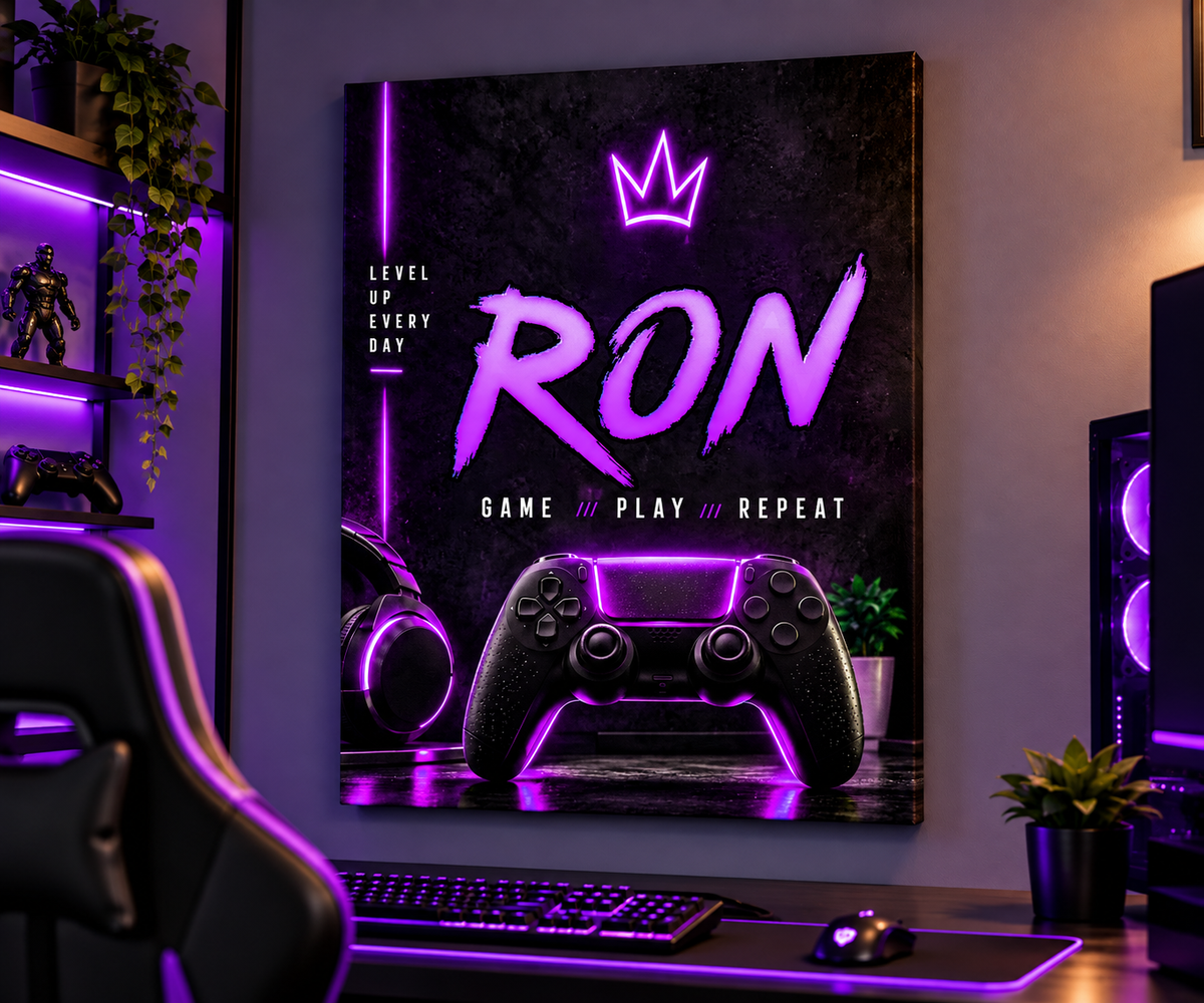 Level Up Gaming Canvas