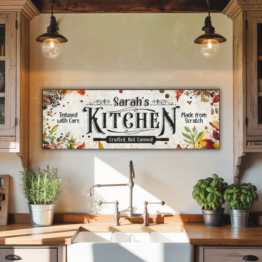 Seasoned with style Canvas