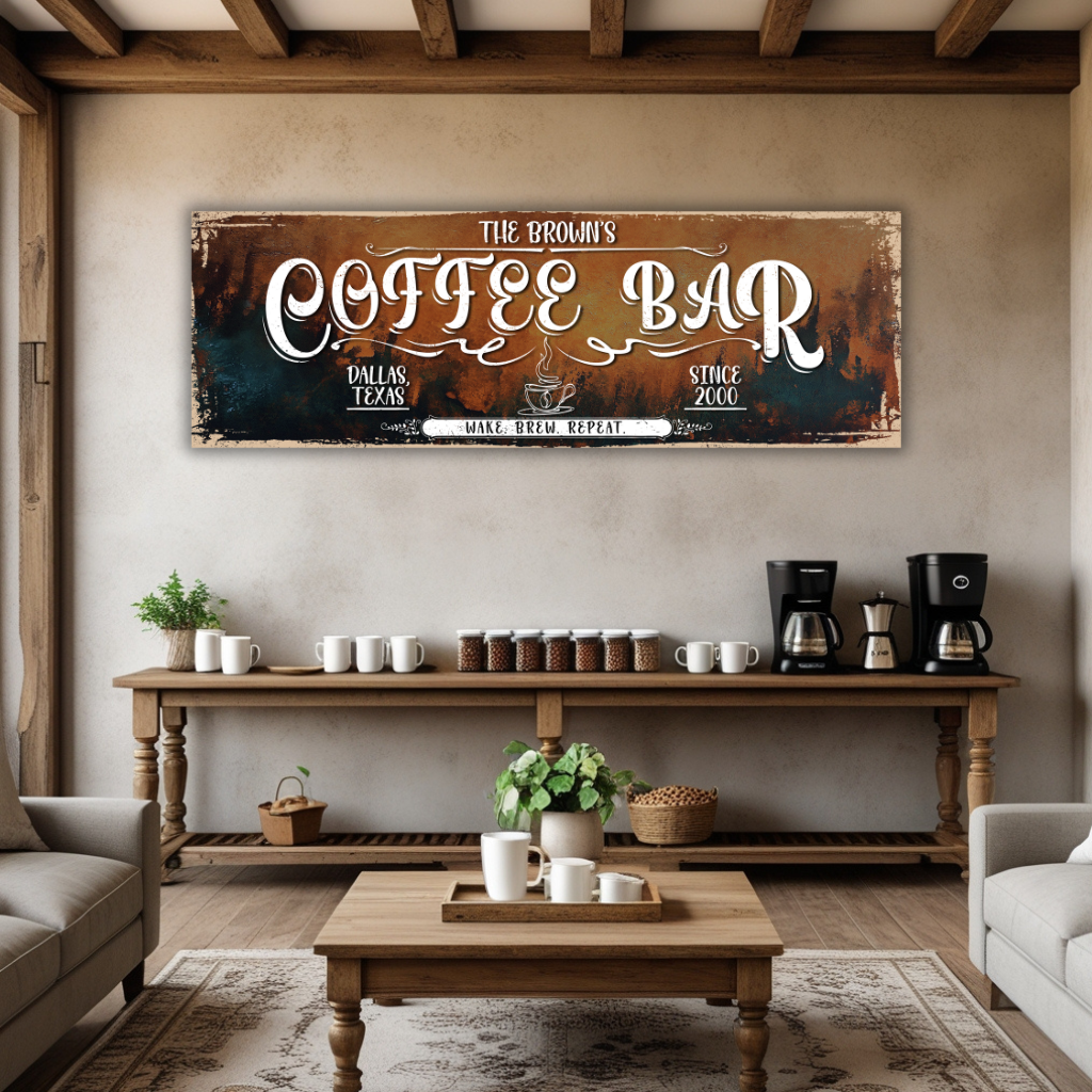 Wake.Brew.Repeat Canvas