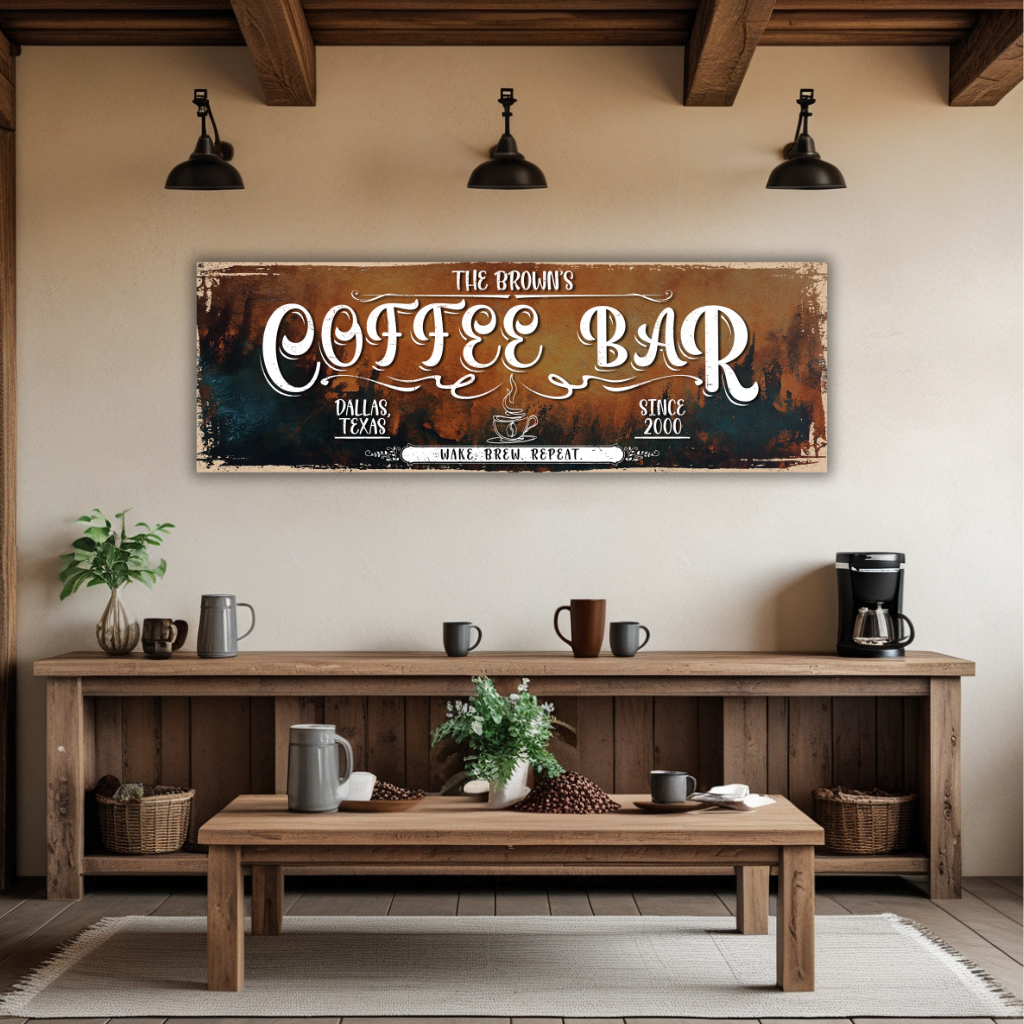 Wake.Brew.Repeat Canvas